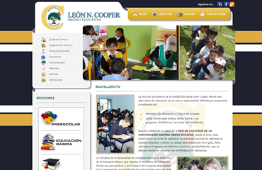 Lidersis Sitio Web Colegio Cooper